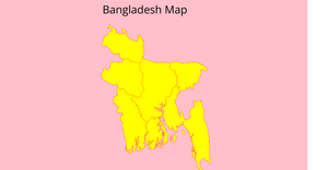Bangladesh sales data map