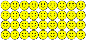 smiley faces
