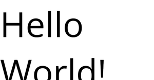hello world.