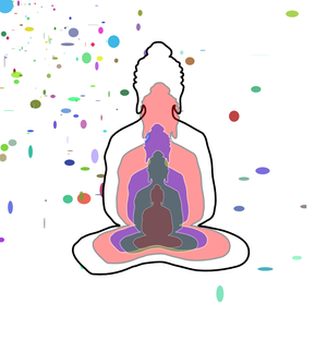 Fork of Fork of Fork of Buddha in colors -overlapping Buddha