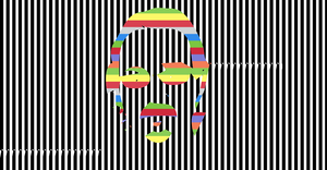 Curran's Face a La Sol LeWitt Reproduction