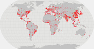 ICE-8:World Map of Different cites and Loacations