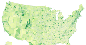 USA Education Choropleth Map (fcc project)