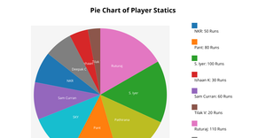 Pie Chart for Player Statics