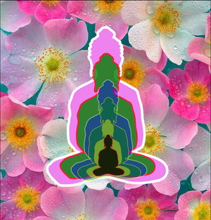 Fork of Fork of Fork of Fork of Fork of Fork of Buddha in colors -overlapping Buddha