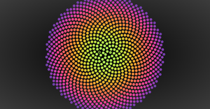 Svelte + D3: Phyllotaxis layout