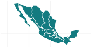 Fork of Mexico Region Map ( D3 & React & TopoJSON )