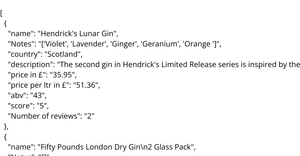 Loading Gin Data