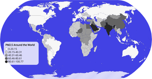 PM2.5 Around the World