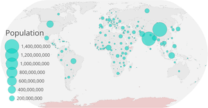 Circles on a Map