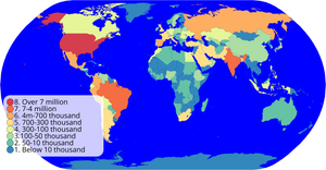 Choropleth map