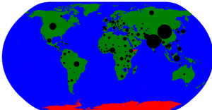 Circles on a Map