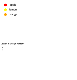 Lesson 4: Design Pattern