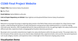 CS360 Project Website