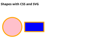 Shapes with CSS and SVG