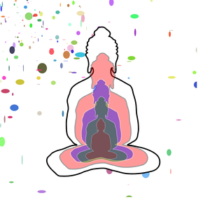 Fork of Fork of Fork of Buddha in colors -overlapping Buddha