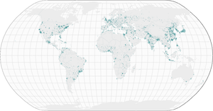 Point on a World Map