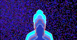 Fork of Fork of Fork of Buddha in colors -overlapping Buddha
