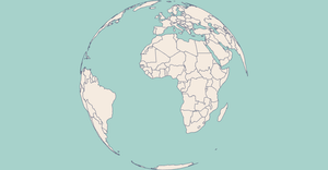 Fork of Map with D3 geoOrthographic