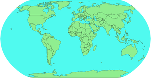 world map with d3