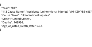 USA Leading Causes of Death Dataset