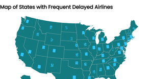 Map of Frequent Arrival Delay State