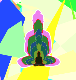 6 buddha reflection