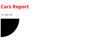 HTML Cars Report