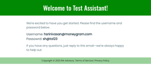 Signup Template