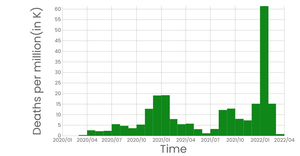 USA cases per million