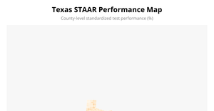 Assignment 8 STAAR Test Results Map in Texas 