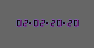 02•02•20•20 - CSS Animation for a very special day