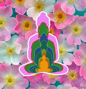 Fork of Fork of Fork of Fork of Fork of Fork of Buddha in colors -overlapping Buddha