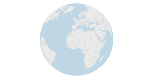 Globe with Panning & Zooming