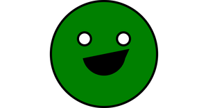 Fork of emoji-like face with mouth (D3)