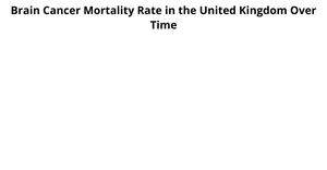 Brain and CNS Cancer Mortality Rate in UK