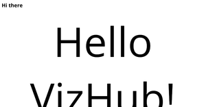 Fork of Hello VizHub