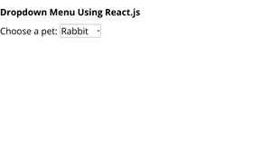 Menus with React