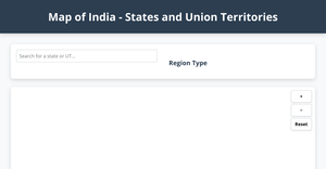 Fork of Map of India - States and Union Territories