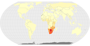 HIV/AIDS choropleth map