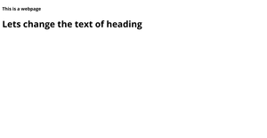 basic HTML webpage with Javascript.