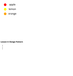Lesson 4: Design Pattern