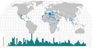 Missing Migrants on a map
