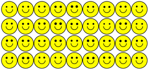 smiley faces