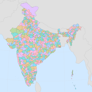 India Districts Map
