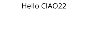 HTML CIAO3