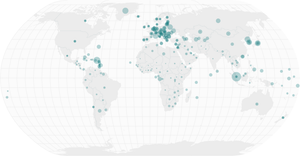 Sized Points on a Map