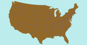 Centered US Map