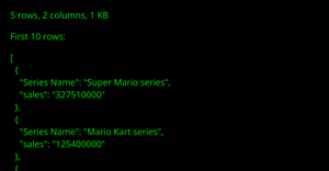 Data Table Summary