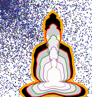 Data Visualization Practical work-overlapping Buddha